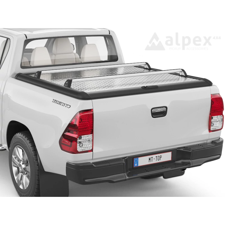 Lid Tonneau Bed Cover, Mountain Top Style, Toyota Hilux Extra Cab 2016 - 2026 - EDK.ro