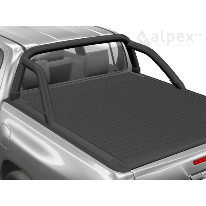 Stainless Steel Rollbar, RealTruck EVO Roll, Ford Ranger Double Cab 2012 - 2022 - EDK.ro