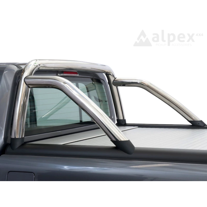 Rollbar Inox, RealTruck MTR Roll, Toyota Hilux Cabină Extra 2005 - 2015 - EDK.ro