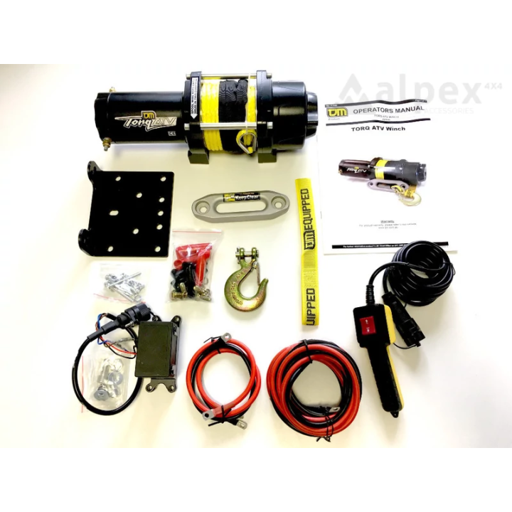 Winch Synthetic Rope, TJM Torq Winch 4000lb - EDK.ro