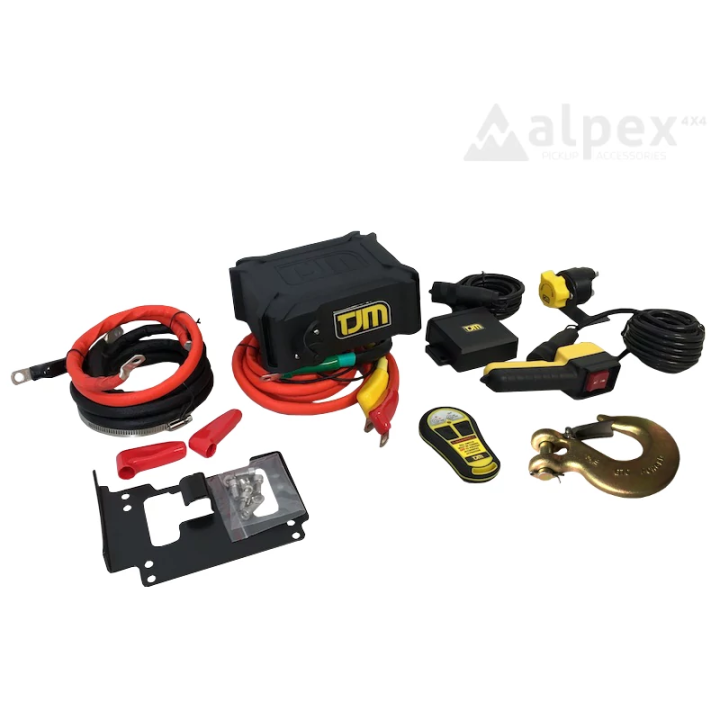 Prelungitor Cablu, TJM Torq Winch 9500lb - Oțel, Remote Control - EDK.ro
