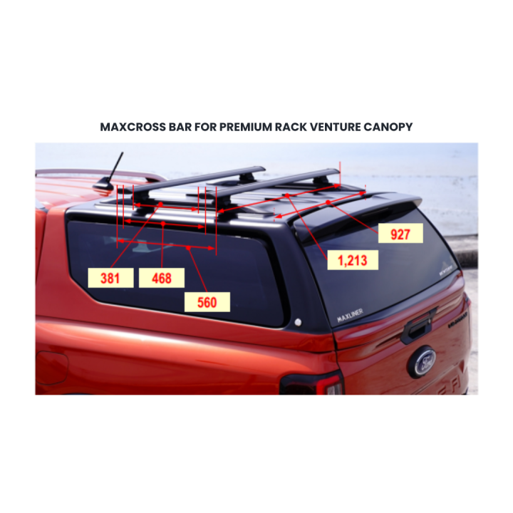 Roof Cross Bars, Maxliner Max for Premium Rack Venture Canopy - EDK.ro