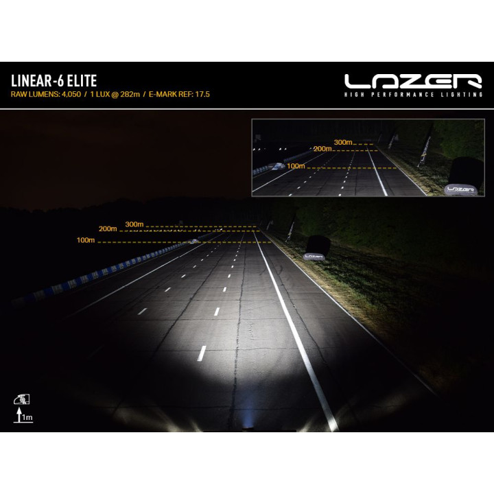 EC Approved LED Projector, Lazer Lamps Linear-6 Elite, Luminous Flux 4,050Lm, Power 42W - EDK.ro