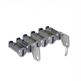 Lock Set, Cruz S Set of 6 Pieces with 2 Keys - EDK.ro