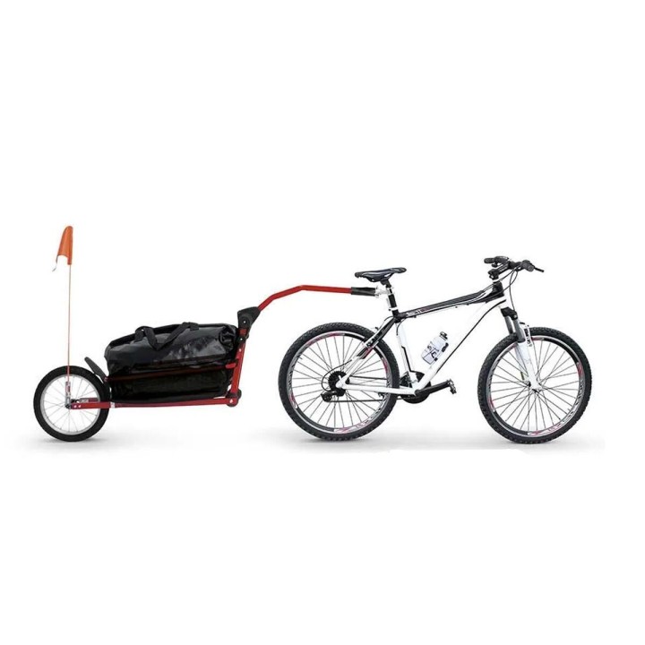 Bară de Tractare Bicicletă Copil, Peruzzo 966/R - Stroller Kit, Culoare Roșu - EDK.ro