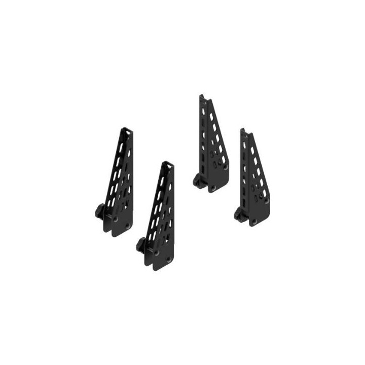 Set de 4 Opritori Laterale de 18cm pentru Grilajele Evo Rack, Cruz - EDK.ro