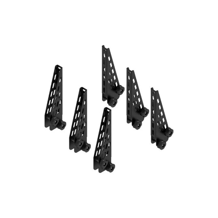 Set de 6 Opritori Laterale de 18cm pentru Grilajele Evo Rack, Cruz - EDK.ro