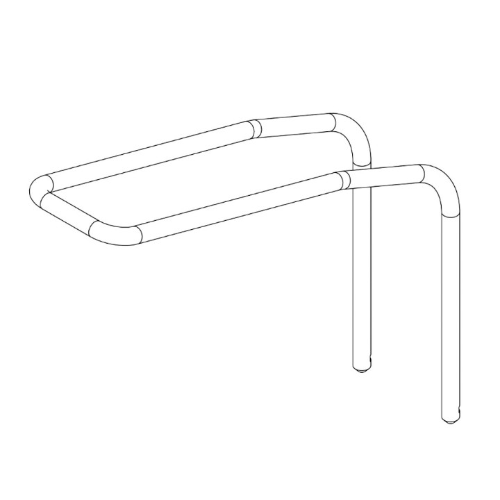 Scaun Copil pentru Bicicletă, Thule 1500052858 Metal Bar - Frame Mounted S - EDK.ro