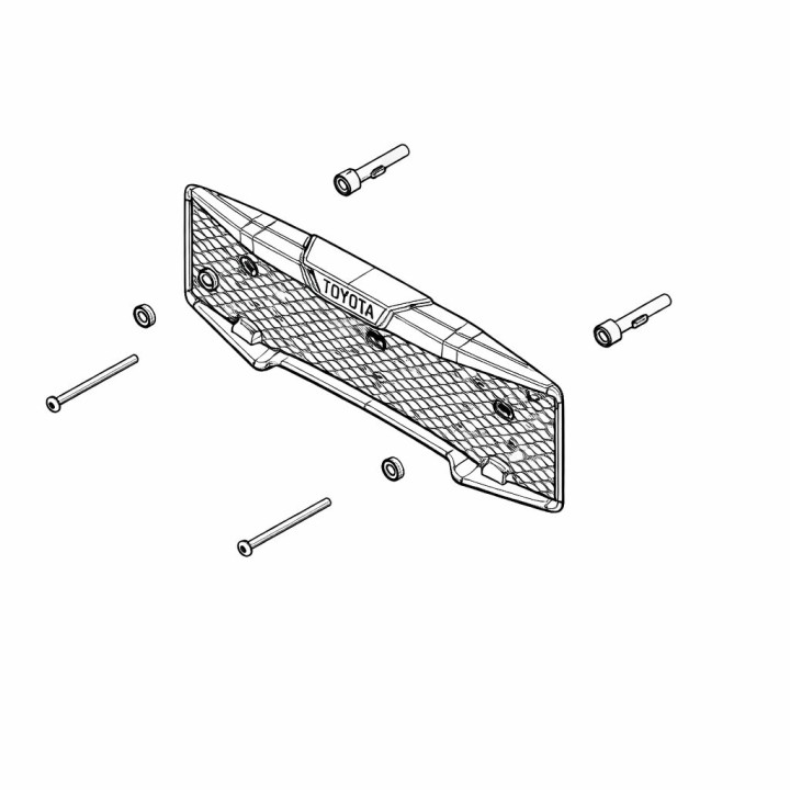 Holder, Thule 1500054999 Number Plate Kit - EDK.ro