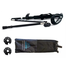 Foldable Trekking Poles, Veriga Aluminum Link Foldable, Color Silver - EDK.ro