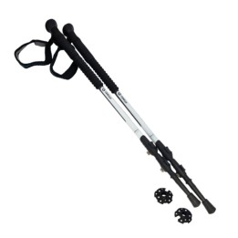 Foldable Trekking Poles, Veriga Link, Black, Color Carbon - EDK.ro