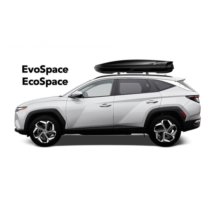 Suitcase, Aleo EcoSpace HX Box, Matte, Color Black - EDK.ro