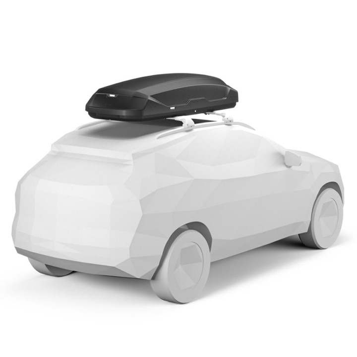 Cutie Portbagaj, Thule Pulse 2 L, Culoare Negru Mat - EDK.ro