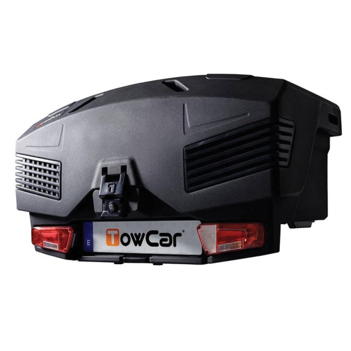 Cutie Portbagaj pe Cârlig de Remorcare, Aragon Towbar Plafon Box Evo, Urban, Culoare Negru - EDK.ro