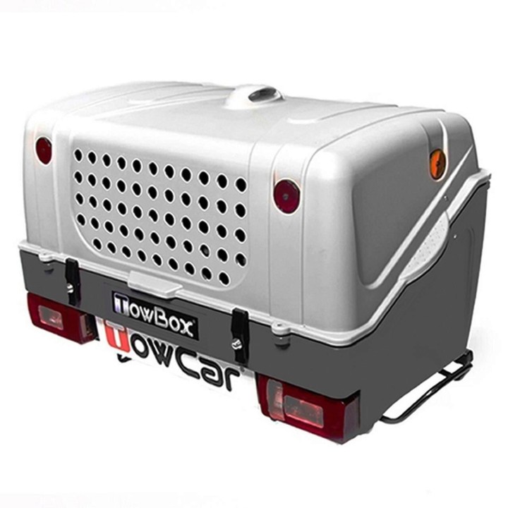 Troler, Aragon Towbox V1 DOG Towbar Box, Culoare Gri - EDK.ro
