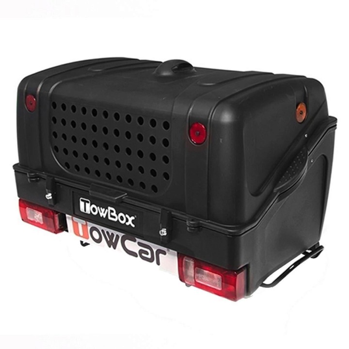Troler, Aragon Towbox V1 DOG Towbar Box, Culoare Negru - EDK.ro