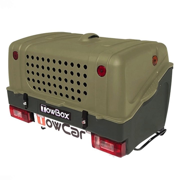 Troler, Aragon Towbox V1 DOG Towbar Box, Culoare Verde - EDK.ro