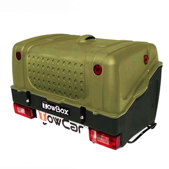 Suitcase, Aragon Towbar Box Towbox V1, Color Green - EDK.ro