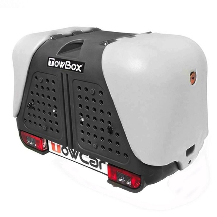 Troler, Aragon Towbox V2 DOG Towbar Box, Culoare Gri - EDK.ro