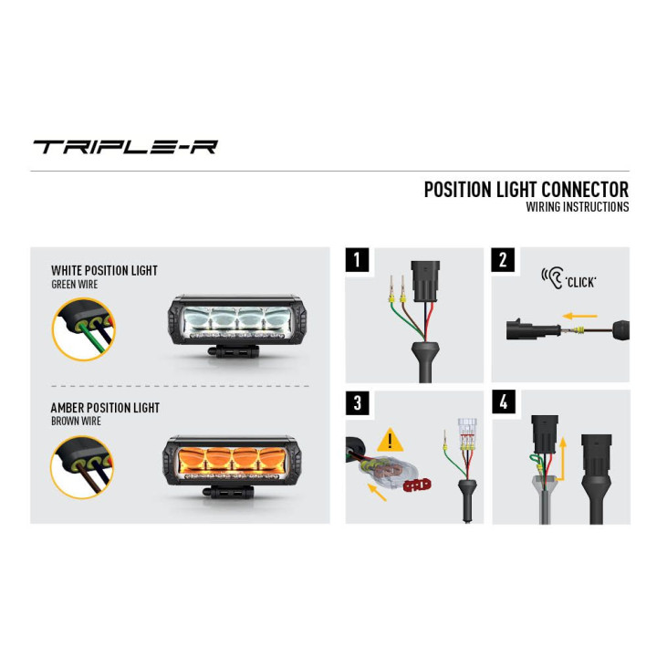 Proiector LED Omologat, Lazer Lamps Triple-R 750 Beacon, Flux Luminos 5,400Lm, Putere 52W - EDK.ro
