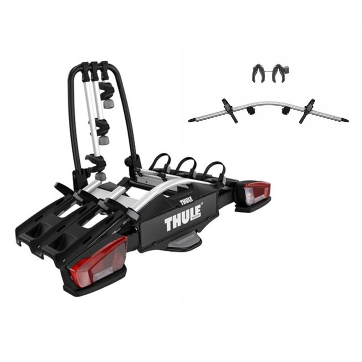 Bike Carrier, Thule VeloCompact 926 3(4) with Towbar Attachment TA9261 Adapter - EDK.ro