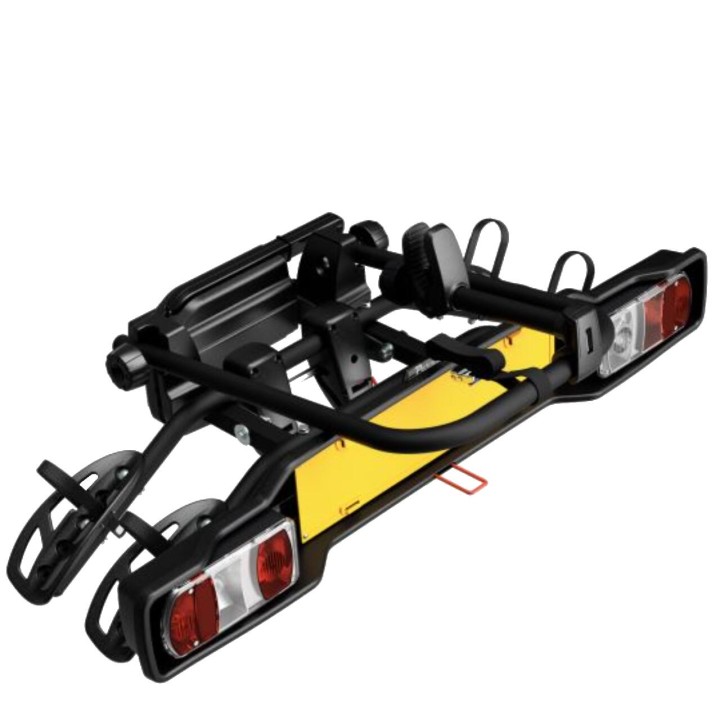 Suport pentru 2 Biciclete, Peruzzo Parma 706N, cu Prindere pe Cârlig, Culoare Negru - EDK.ro