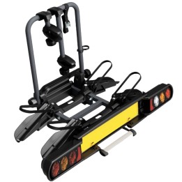 2-Bike Carrier, Peruzzo Pure Instinct 708W Compatible with Electric Bikes, with Towbar Attachment, Color Anthracite Grey - EDK.r