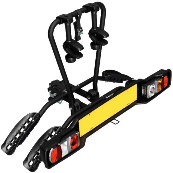 Suport pentru 2 Biciclete, Peruzzo Siena 668E, Compatible cu Electric Bikes, cu Prindere pe Cârlig, Culoare Negru - EDK.ro