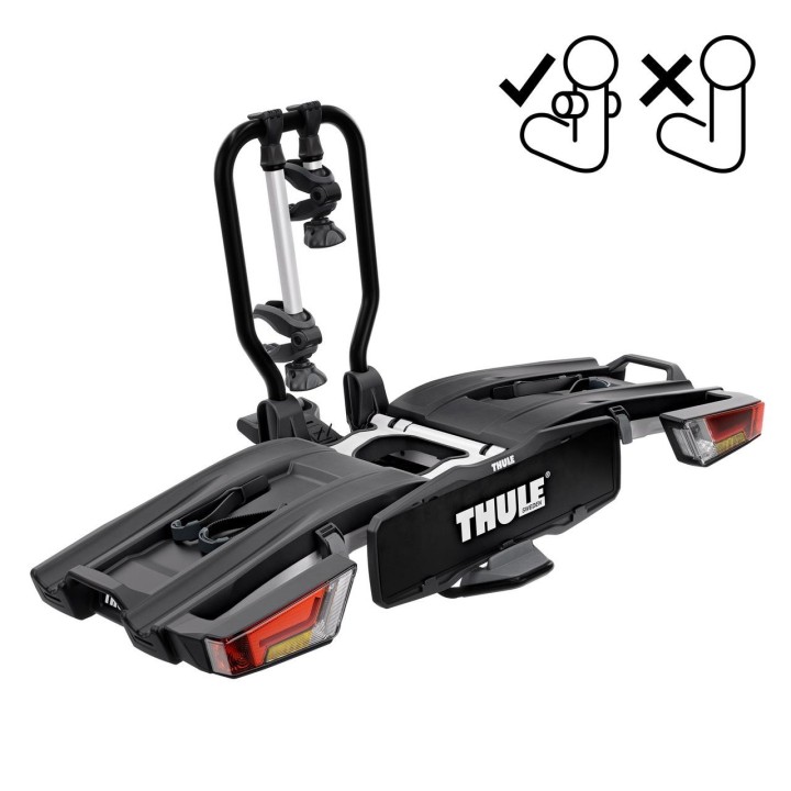 Suport pentru 2 Biciclete, Thule EasyFold XTF 2 cu Prindere pe Cârlig (13 Pini) - EDK.ro