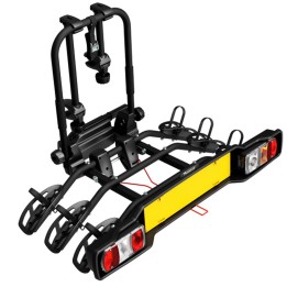 3-Bike Carrier, Peruzzo Parma 706/3, with Towbar Attachment, Color Black - EDK.ro