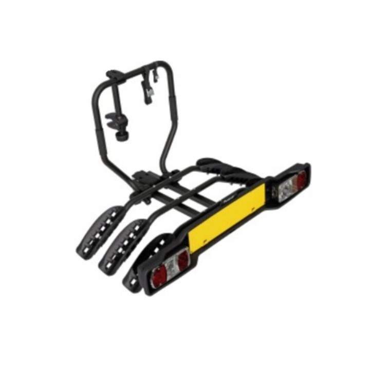 Suport pentru 3 Biciclete, Peruzzo Siena 669/3N, cu Prindere pe Cârlig, Culoare Negru - EDK.ro