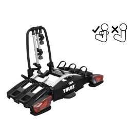 3-Bike Carrier, Thule VeloCompact F with FIX4BIKE Towbar Attachment - EDK.ro