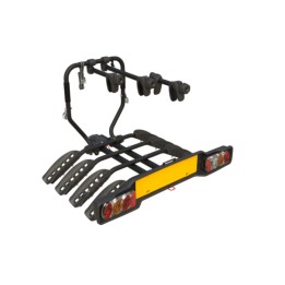 Suport pentru 4 Biciclete, Peruzzo Siena 668/4N, cu Prindere pe Cârlig, Culoare Negru - EDK.ro