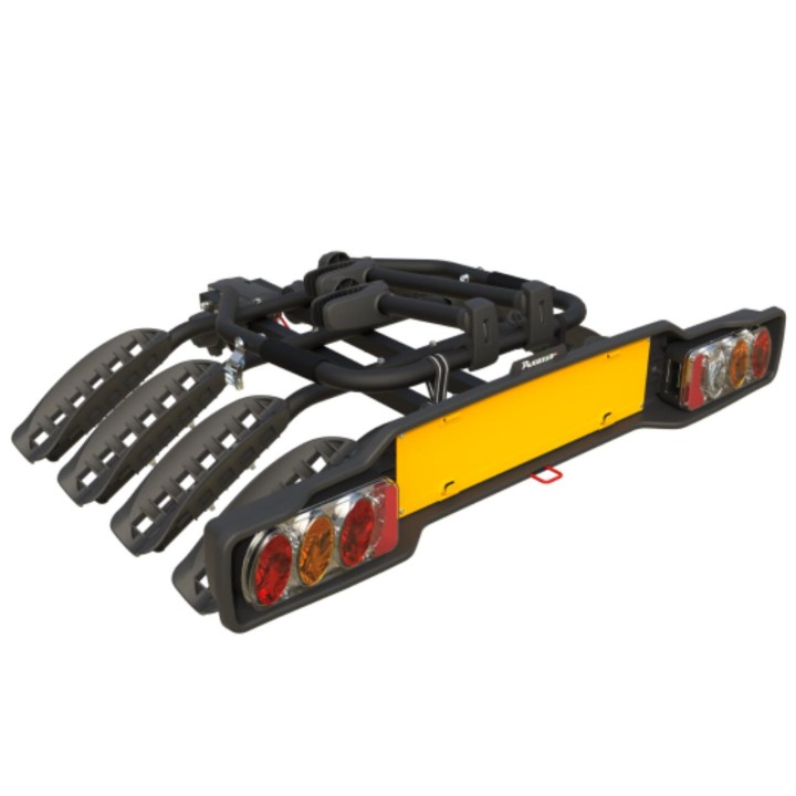 4-Bike Carrier, Peruzzo Siena 668/4N, with Towbar Attachment, Color Black - EDK.ro