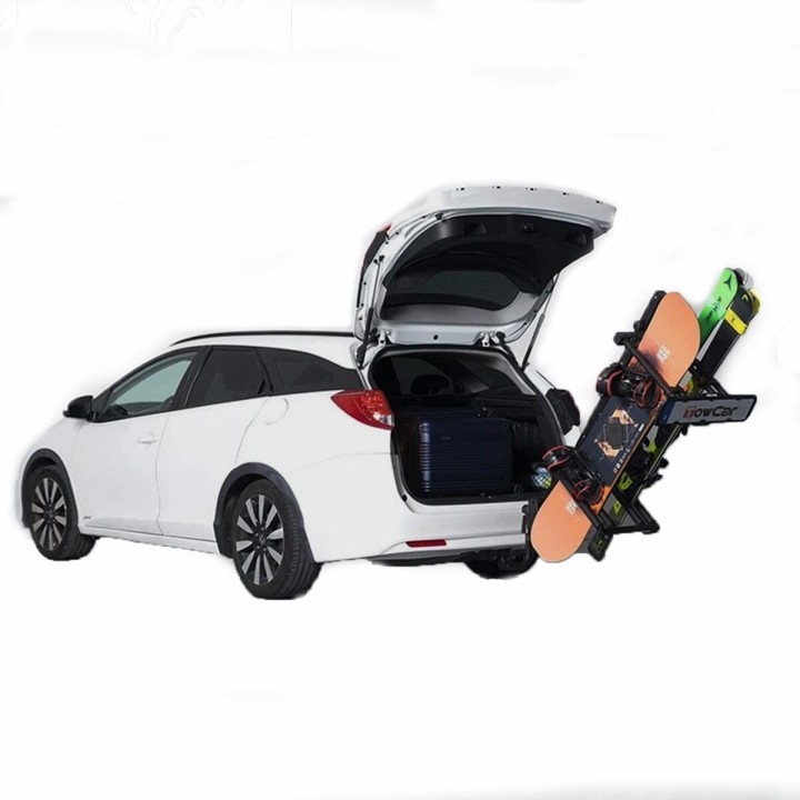 Suport Schiuri și Snowboard, Aragon TowCar Cerler cu Prindere pe Cârlig - EDK.ro