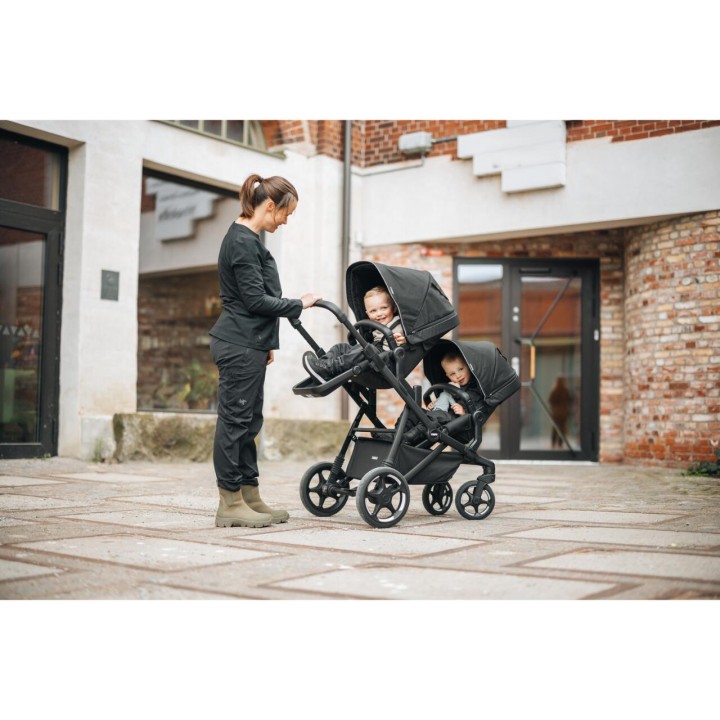 Sibling Seat, Thule Second Child Seat for Sleek 2 Stroller, Taupe, Color Tinted - EDK.ro