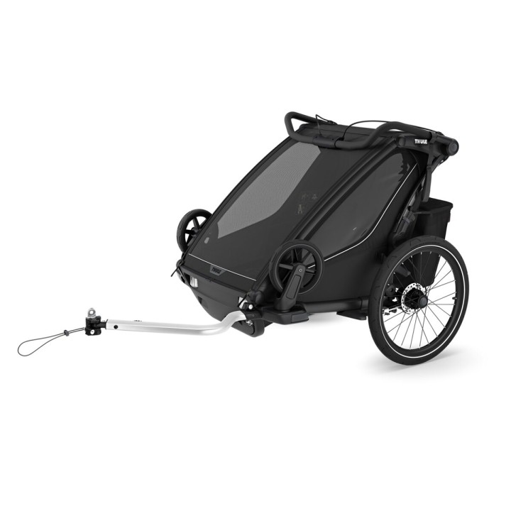 Cărucior Copil, Thule Chariot Sport 2 Double Multisport, Culoare Negru - EDK.ro
