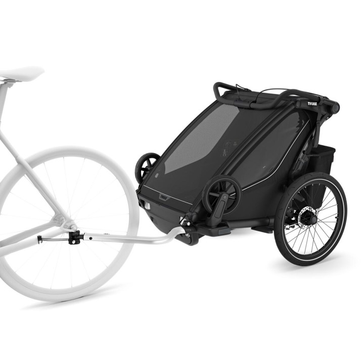 Cărucior Copil, Thule Chariot Sport 2 Double Multisport, Culoare Negru - EDK.ro