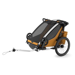 Stroller, Thule Chariot Sport 2 Double Multisport, Natural Gold - EDK.ro