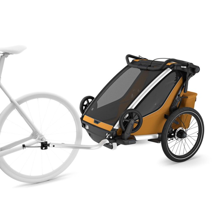 Stroller, Thule Chariot Sport 2 Double Multisport, Natural Gold - EDK.ro