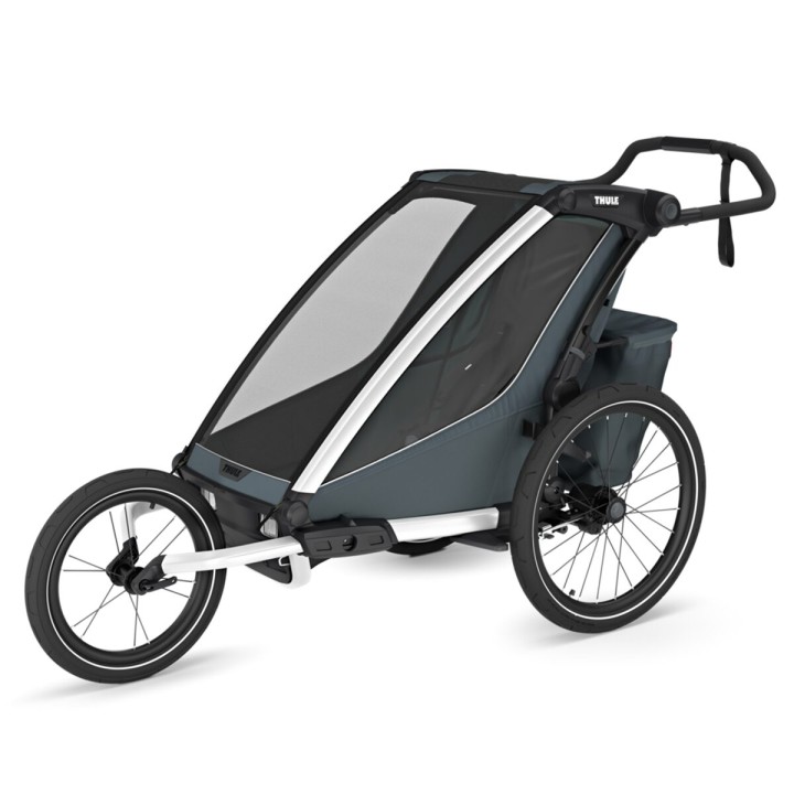 Cărucior Copil, Thule Chariot Cross 2 Single Multisport, Culoare Dark Slate - EDK.ro
