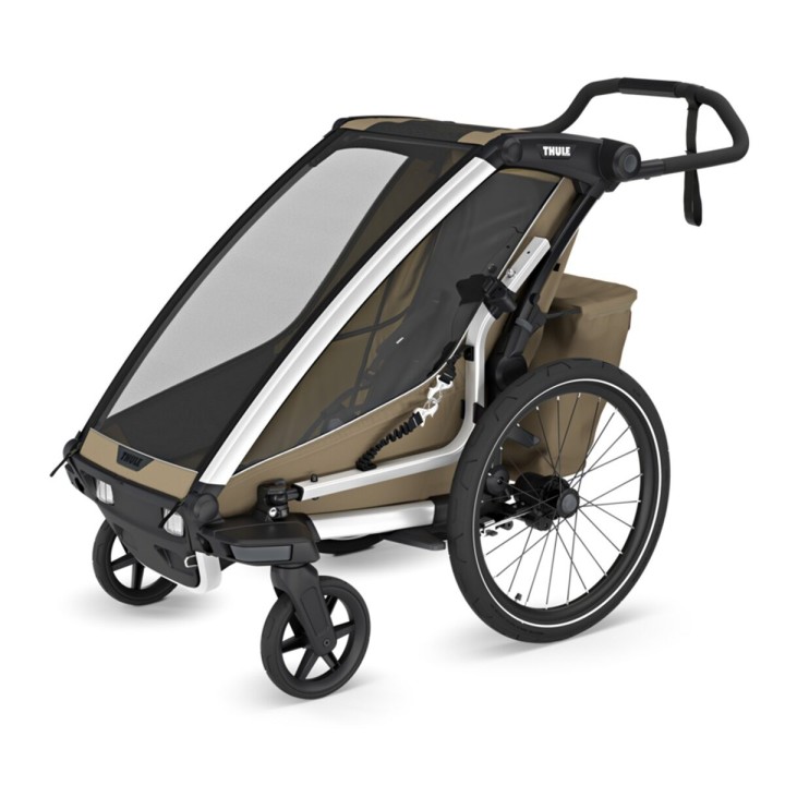 Stroller, Thule Chariot Cross 2 Single Multisport, Faded Khaki - EDK.ro