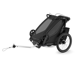 Cărucior Copil, Thule Chariot Sport 2 Single Multisport, Culoare Negru - EDK.ro