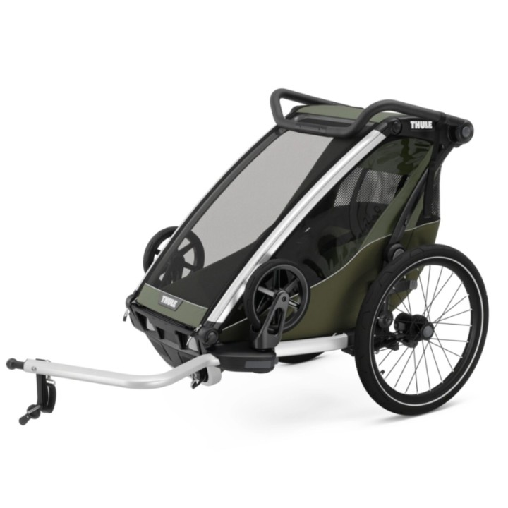 Cărucior Copil, Thule Chariot Lite Single Multisport, Vintage, Culoare Verde - EDK.ro
