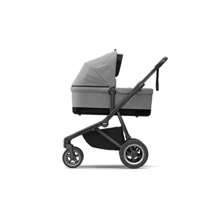 Stroller, Thule SLEEK Frame and Gray Melange Canopy, Color Black - EDK.ro