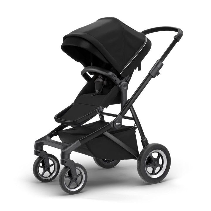 Cărucior Copil, Thule SLEEK Frame și Negru Canopy, Culoare Negru - EDK.ro
