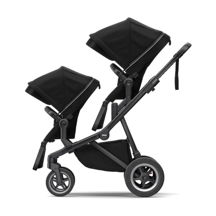 Cărucior Copil, Thule SLEEK Frame și Negru Canopy, Culoare Negru - EDK.ro