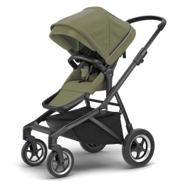 Stroller, Thule SLEEK Frame and Soft Green Canopy (Khaki Green), Color Black - EDK.ro