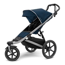 Cărucior Copil, Thule Urban Glide 2 Single Aluminiu/MajolicaBlue (Model2020) - EDK.ro