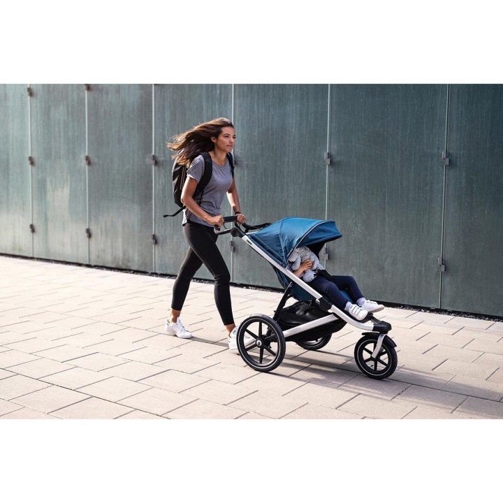 Cărucior Copil, Thule Urban Glide 2 Single Aluminiu/MajolicaBlue (Model2020) - EDK.ro